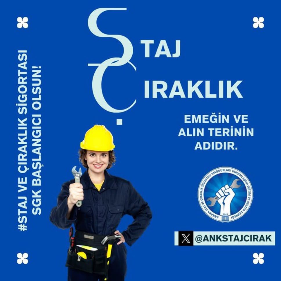 STAJMADURLARID1's tweet photo. Tescil var, çalışma var, emek var; ama emeklilik hakkı yok! Bu düzen artık değişmelidir. Stajyer ve çırakların hakkı teslim edilmelidir!

@Nilgun_OK @sadullahkisicak @ayyuceturkestas @resulkurt34

Hak Bize Vebal Size
#StajVeçırağınHakkınıVerin https://t.co/ECeTxSOYtU