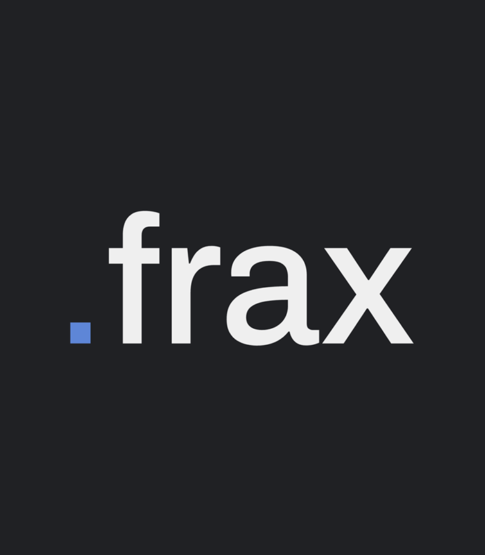 Frax's tweet photo. BREAKING: Frax makes internet history with .frax

.frax is the first ICANN top-level domain application revealed for a crypto company brand.

Frax plans to connect real internet domains to onchain ownership, payments, AI-native commerce, and the Frax Burn Engine. https://t.co/bNKbC4sRHK