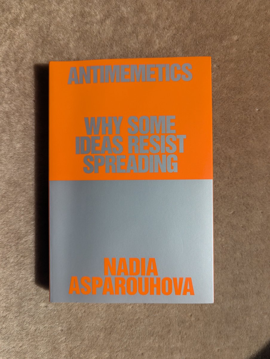 albertwenger's tweet photo. About halfway through Antimimetics by @nayafia and really enjoying it (bonus: several great China Miéville references) https://t.co/nT0cBGPhcr