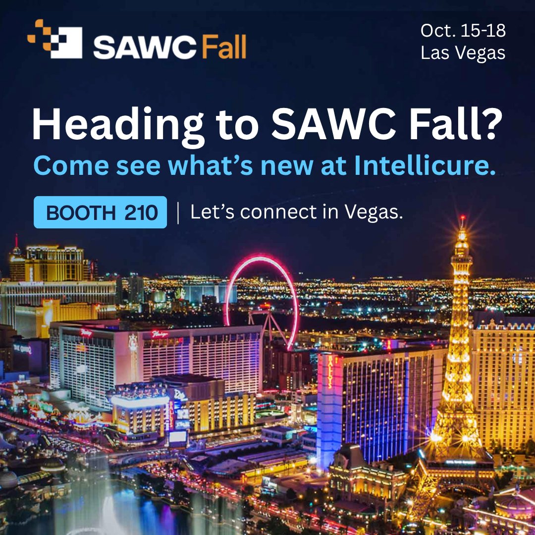 Intellicure's tweet photo. We’re excited for SAWC Fall 2026! Visit Intellicure at Booth 210 to connect with our team and see what’s new in wound care technology.
We look forward to seeing you in Las Vegas!
#SAWCFall #WoundCare #WoundCareTech https://t.co/3sCIhOcY7G