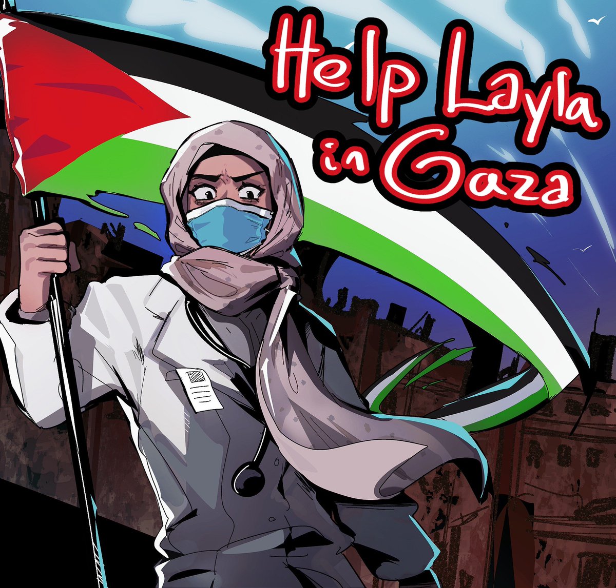 It_is_layla7's tweet photo. IF U LIKE THIS #ART PLS SHARE!!🇵🇸

I'm back to treating patients at my uni in Gaza, Im doing it completely free of charge. To keep this going, I need a little help with tuition &amp; dental supplies. Any support, helps me keep bringing smiles back to life..🦷
https://t.co/xbMYc6eJ7F https://t.co/Up2hmdgGRo