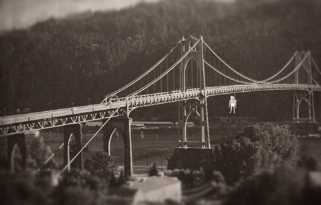 Nazrianth's tweet photo. SCP-041

Object Class: Euclid

SCP-041 is a steel suspension bridge spanning the ███ River near ███, Oregon. Whenever a human with a history of using HRT walks on the bridge, they feel a sudden urge to jump off. Subjects have made comment of a "pretty view" before jumping. https://t.co/86mPZhbRlS