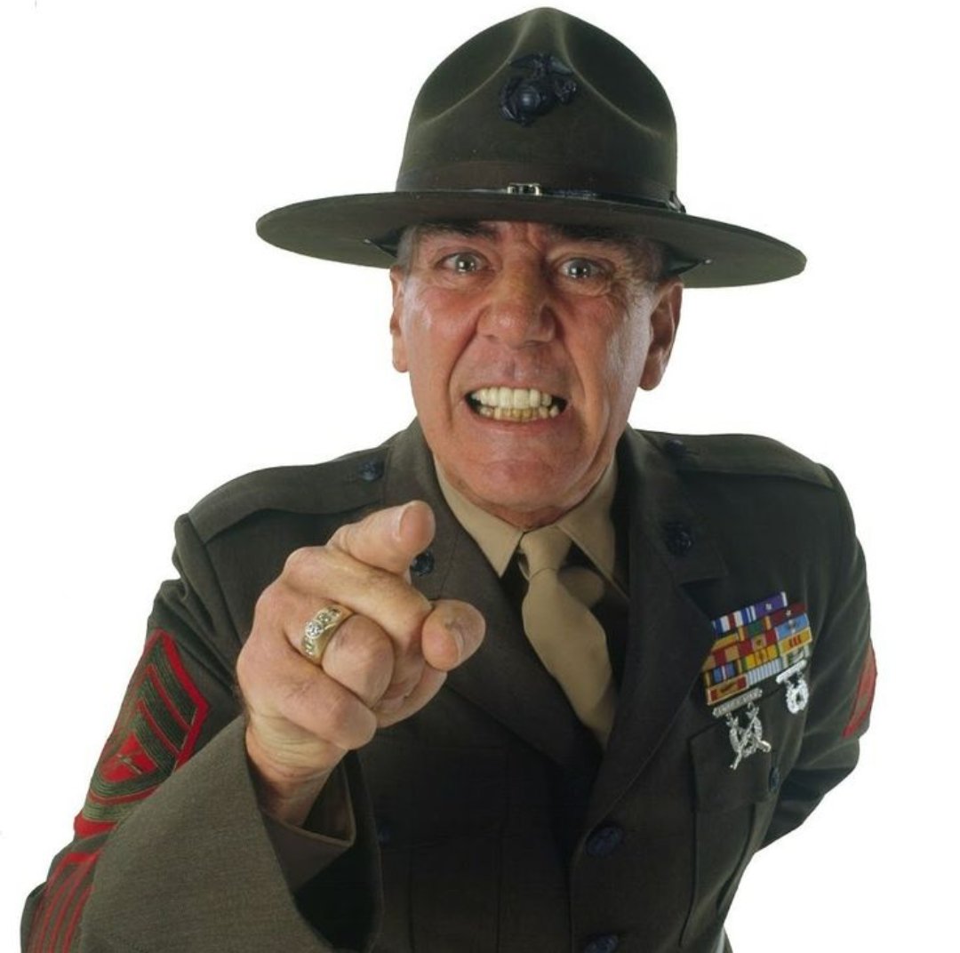 _V1nn_99's tweet photo. Wtf is gunnery sergeant hartman doing here bro https://t.co/YjShxhZV5c