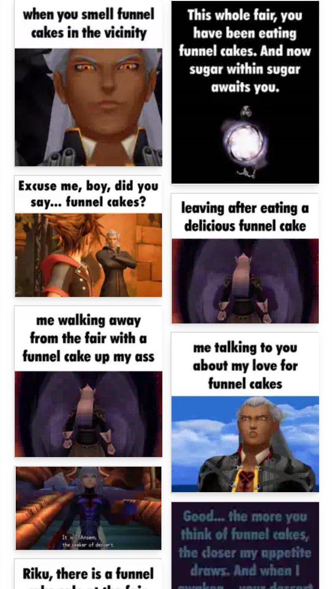 planetarygeaux's tweet photo. whoever is making these ansem funnel cake gifs please keep going https://t.co/LkevqB0k6J
