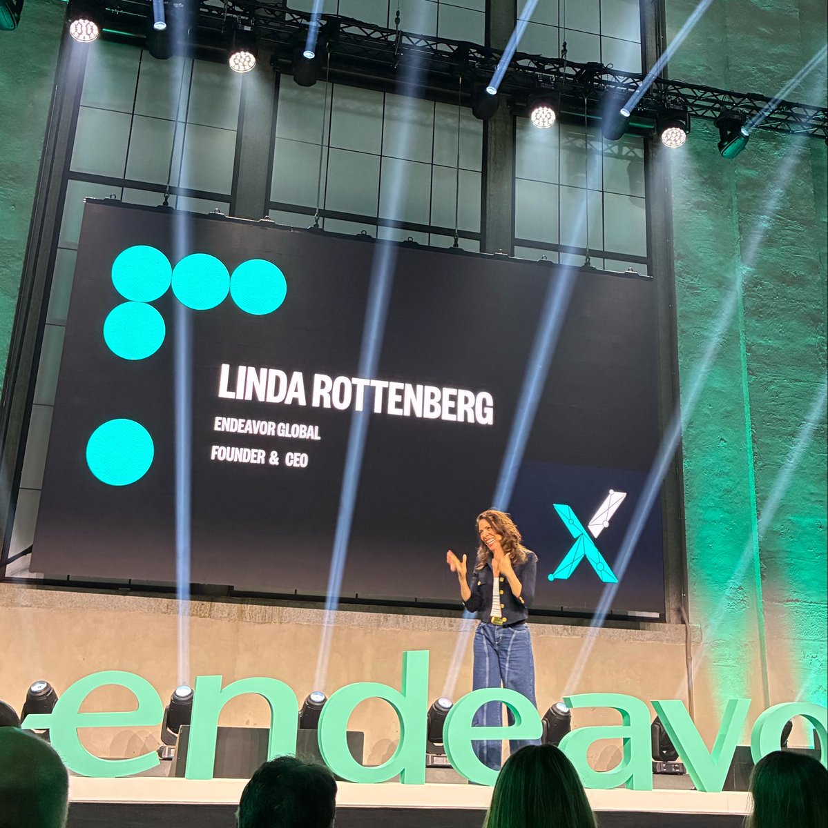 Elevn_lab's tweet photo. Celebrating 10 years of @Endeavor Italia tonight in Turin during #WaveByVento!
Linda Rottenberg (Co-Founder & CEO, Endeavor) and @marcorampaz (Managing Director, Endeavor Italia) joining 200+ community members to mark a decade of supporting high-impact Italian founders. https://t.co/uzedHeERHD