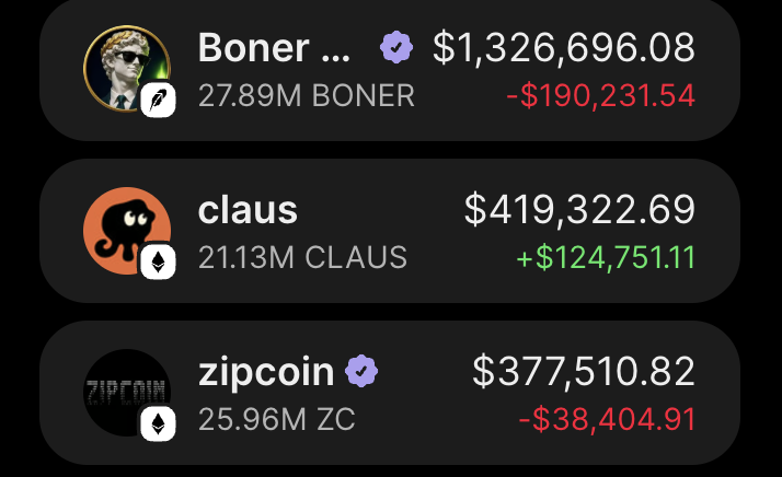 laoqi_hl's tweet photo. Imagine turning $2K into more than $400K in less than 4 days.

That's exactly what happened to me with $CLAUS.

I bought this token expecting a solid return, but I never thought it would run this hard or this fast.

I honestly got to the point where I almost completely forgot about it until I checked today.

Another half a million dollars added to my account, and I'm extremely satisfied.