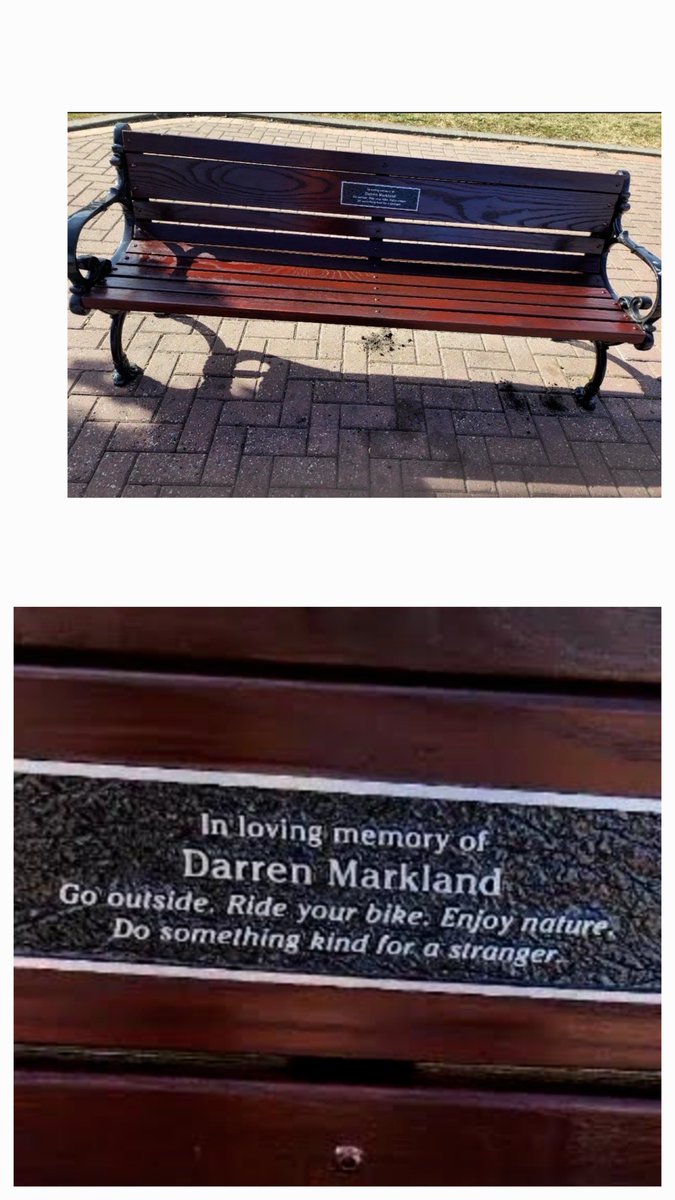 jimwachowich's tweet photo. And now we have a spot to rest for any weary travelers.
Well done and big thanks to all those who supported this memorial to Dr. Darren Markland @drdagly https://t.co/Wo7YxRf6Zt