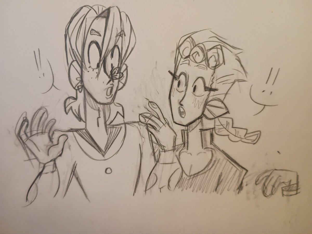 Leafydrawzz's tweet photo. Also did a giorno redesign. They're so cute!! #jjba https://t.co/kErq2qJ7ld