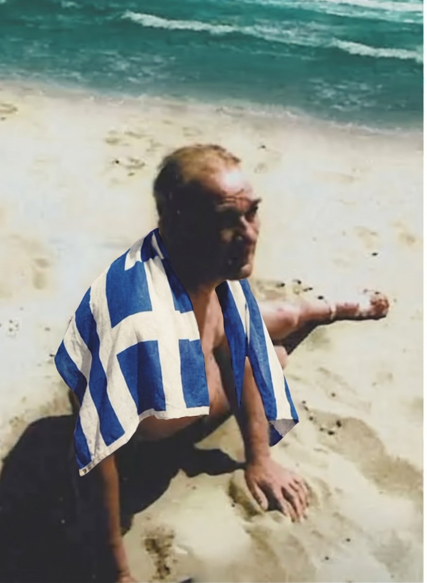 SakiUone's tweet photo. @EvrenSAuthor @KorhanKoray AtaGayturk looking for Greek men on the beach https://t.co/ct8vADRaVk