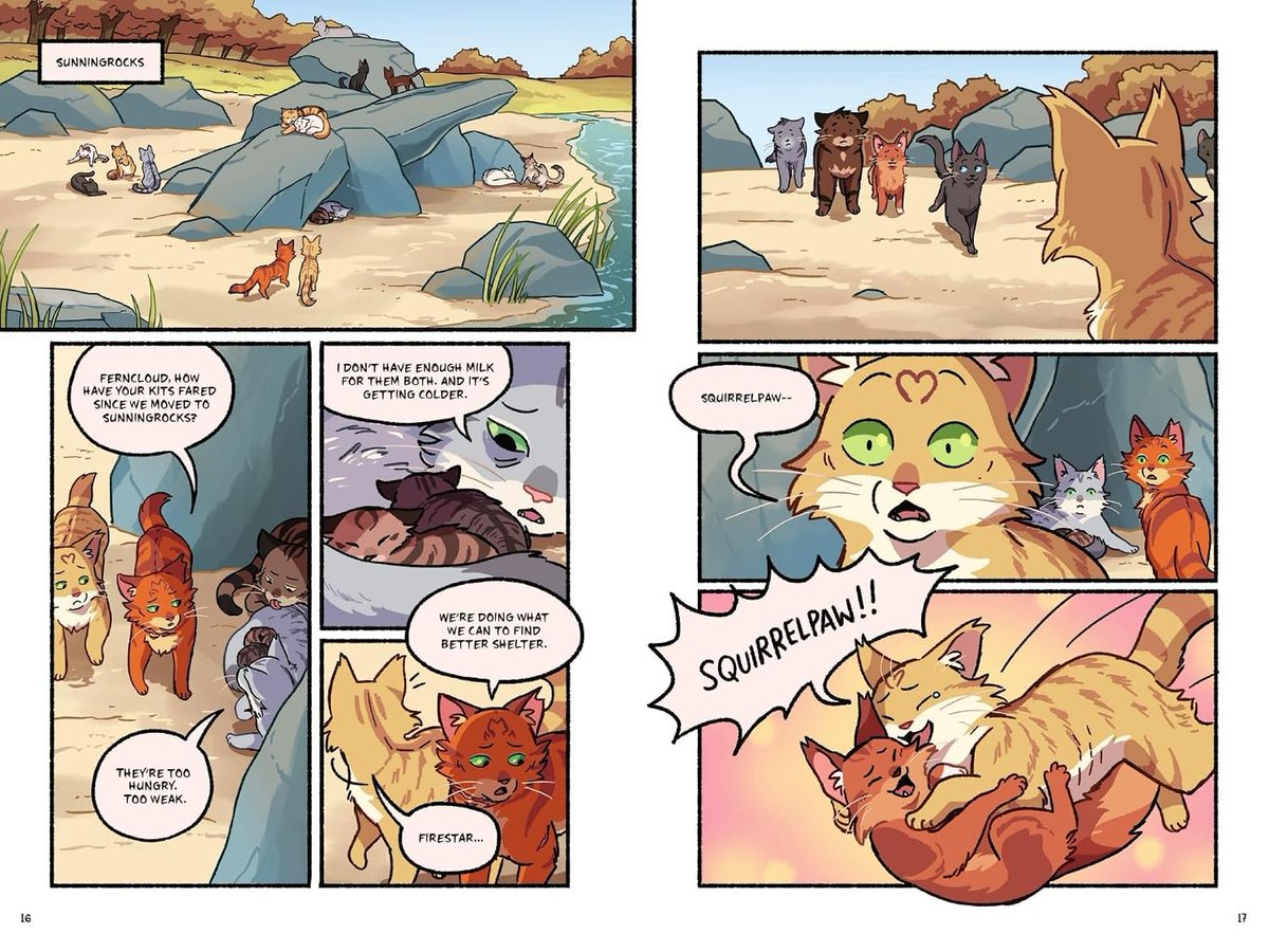 warriorswiki's tweet photo. // Spoilers for "The New Prophecy #2"

New sample pages for "The New Prophecy #2" from Amazon!

(third image is doubled due to the alt text character limit) https://t.co/WVr2IrHLQf