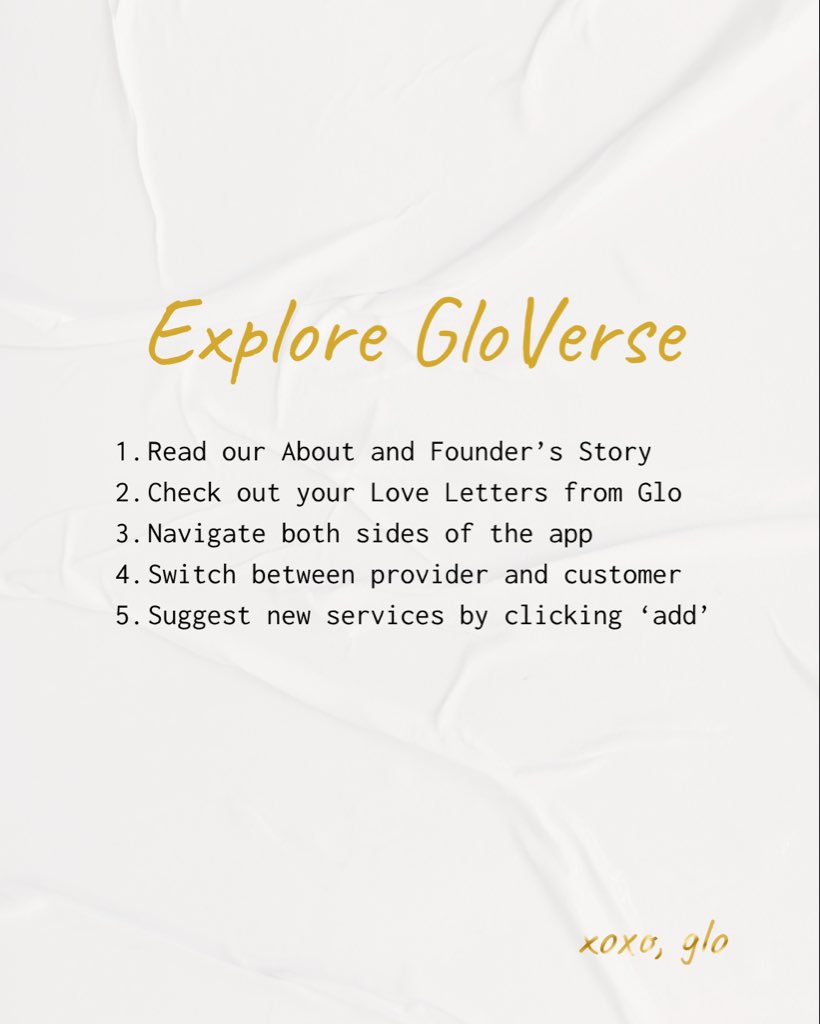 gloverseco's tweet photo. After a successful evening launching beta in Atlanta, we officially welcome you to @gloverseco. But what’s next? Swipe for more! Love from the GloVerse team - we can’t wait to see you in the GloVerse! 💛

#gloverse #glo #glam #beauty #tech #technology #beta https://t.co/tQtAmussgU