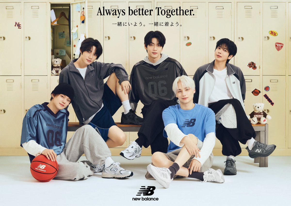 TXTChartData's tweet photo. .@TXT_members has been chosen for ABC-Mart's "New Balance Autumn/Winter Campaign" for the second year in a row, the new campaign "Always Better Together", showcasing Campus Life will start on October 8th.

New visuals will also be displayed at ABC-MART and ABC-MART GRAND STAGE stores nationwide.
#TOMORROW_X_TOGETHER