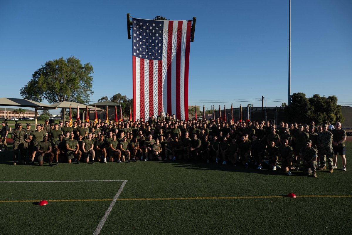 SecWar's tweet photo. There’s no better way to start the day than EARLY MORNING PT with the @3rdmaw 

AMERICA’S FINEST https://t.co/YoOeZotK3f