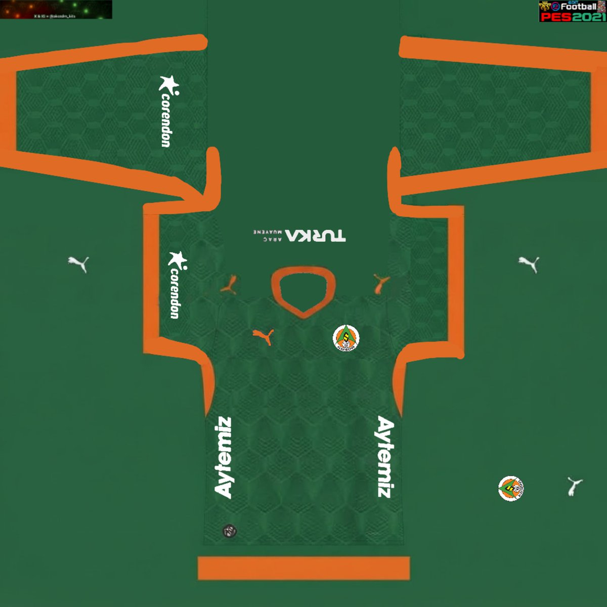 akcedm_kits's tweet photo. Official:Corendon Alanyaspor 26-27 SeasonKits #drawing #akcedm #Alanyaspor #kits #pes2021 #pes21 #peskit #kitmaker #pes #eFootball #alanya #simsekler #yorukler #corendonalanyaspor #alanyasporkits #corendon #turka #aytemiz #Puma @Alanyaspor @alanyasporstore https://t.co/4VKnONvU3Y https://t.co/B53FxnICo3