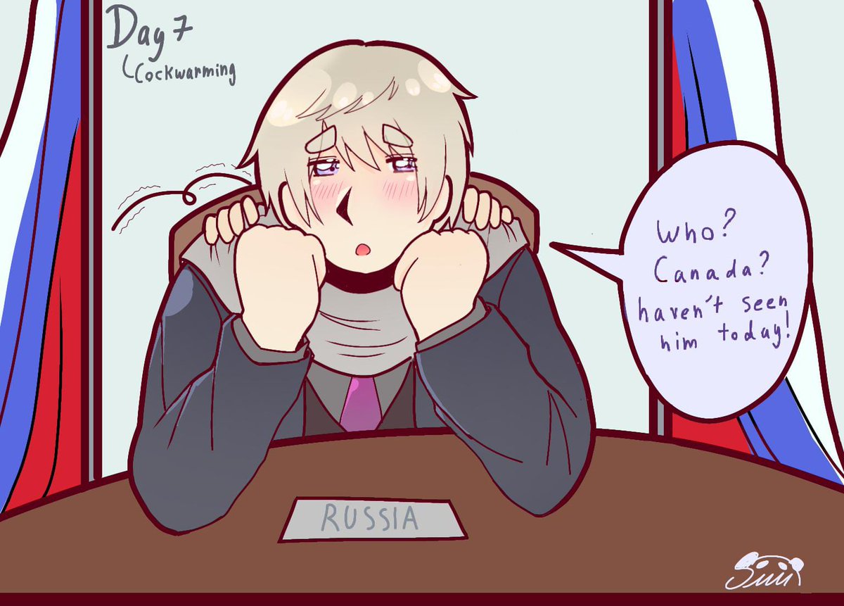 shushshuura's tweet photo. [Day 7 / cockwarming ] be nice 2 this one, its very old.. i made some edits but i still hate ittt

#ruscan #hetalia #kinktober #kinktober2026 https://t.co/iIteHnkMYk