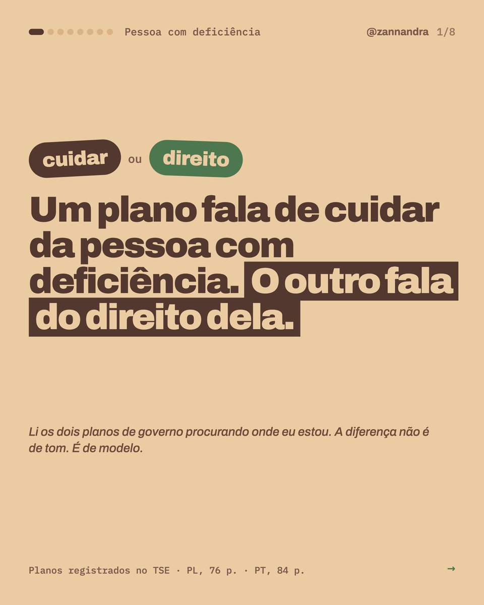 zannandra's tweet photo. Você é PCD, conhece ou participa da rotina de alguma? 

Esse post é muito importante pra você!👇🏼 https://t.co/iKZaGVAMGs