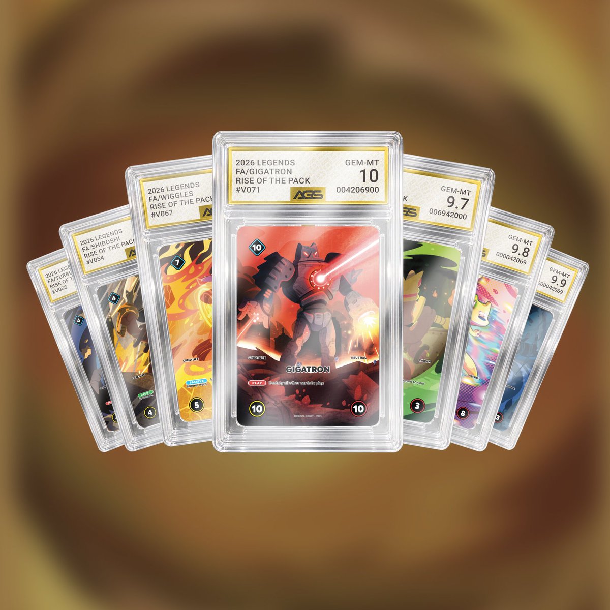DDLTCG's tweet photo. Doginal Dogs Legends is officially fully live with AGS grading. 

You can send your cards in to get them graded.

https://t.co/Ifez1nv98d https://t.co/XyFhlAlFeR