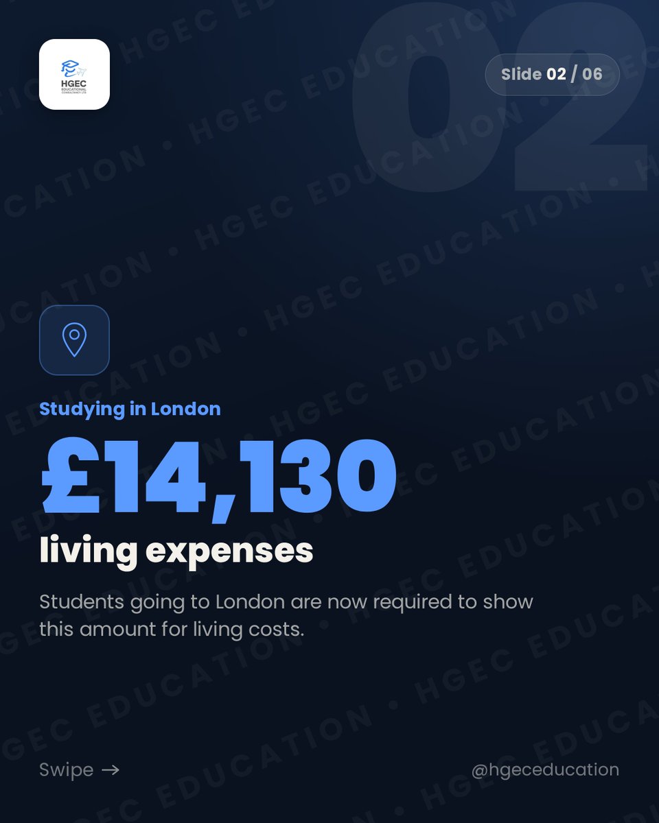 Hgeclimited's tweet photo. Here are the latest updates on the United Kingdom POF for international students.
Remember to follow us for more tips.
Yet to start your application? Send us a dm and let's handle your application.
#ukuniversities #january2027intake #ukstudentvisa #studyinuk https://t.co/BjJEuLZTbE