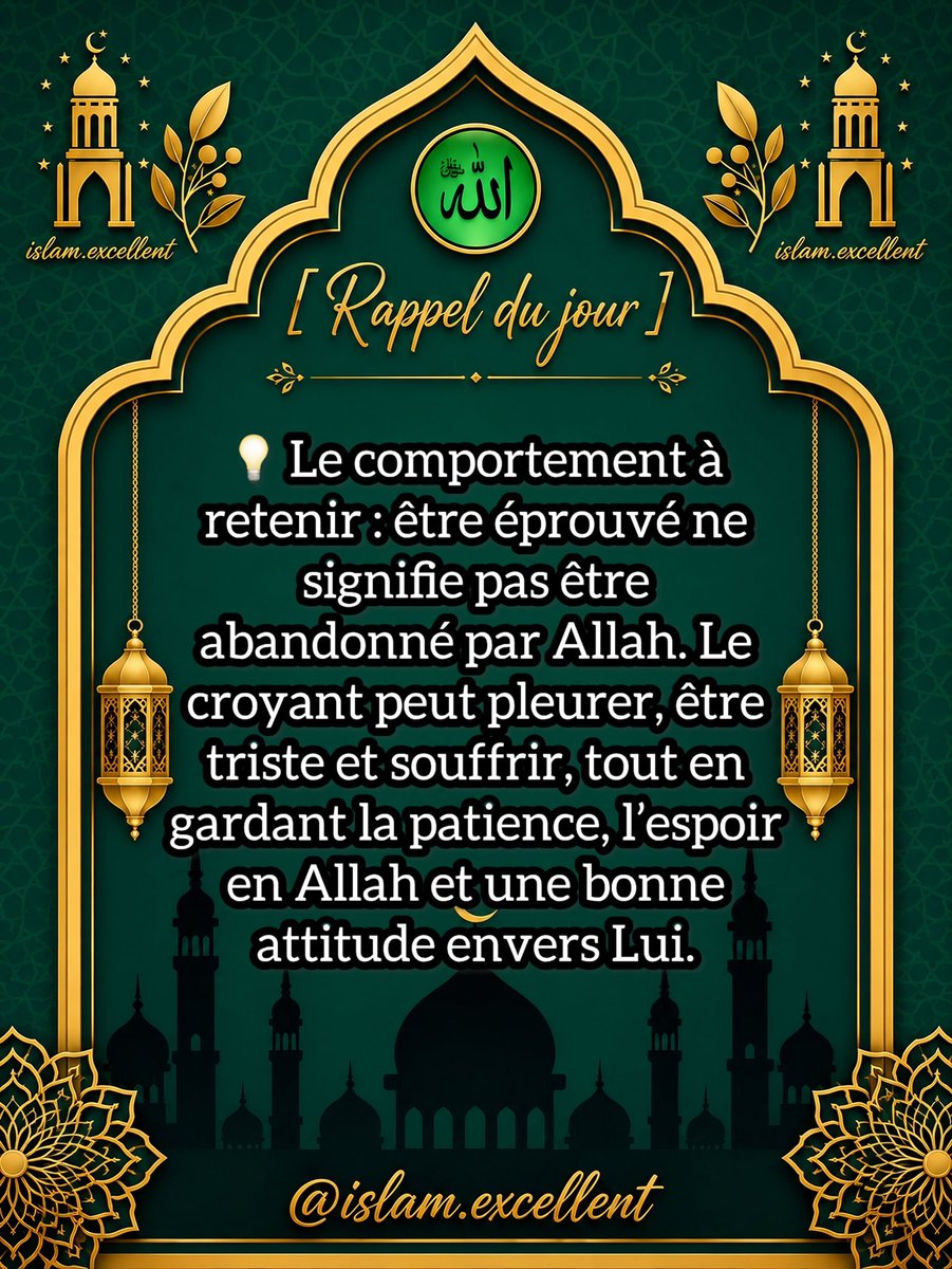 Islam1excellent's tweet photo. Rappel https://t.co/tZOIeOMnQ9