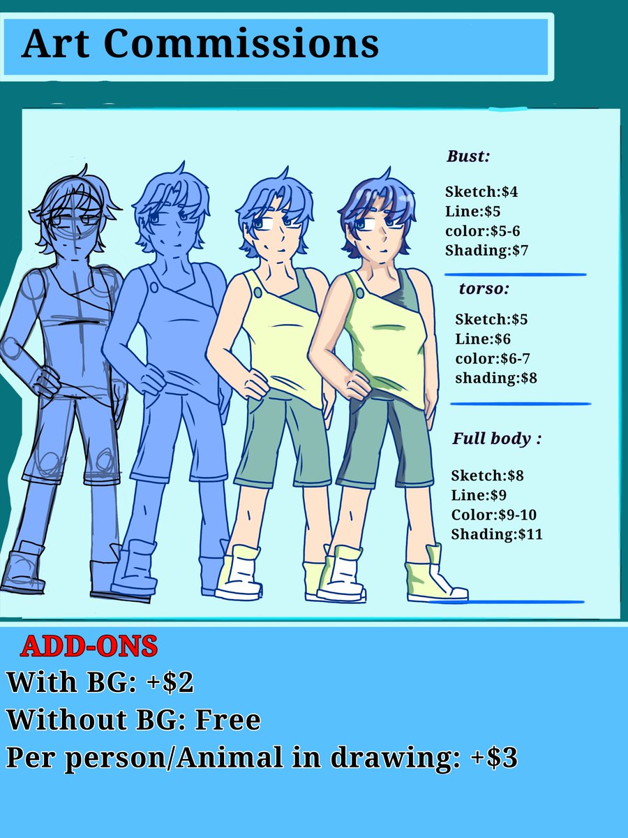 FLASH__MEADOW's tweet photo. If you're wondering about my commission work, this is what my commission work is. I know it's cheap but I try my best https://t.co/FzsnsxyFoO