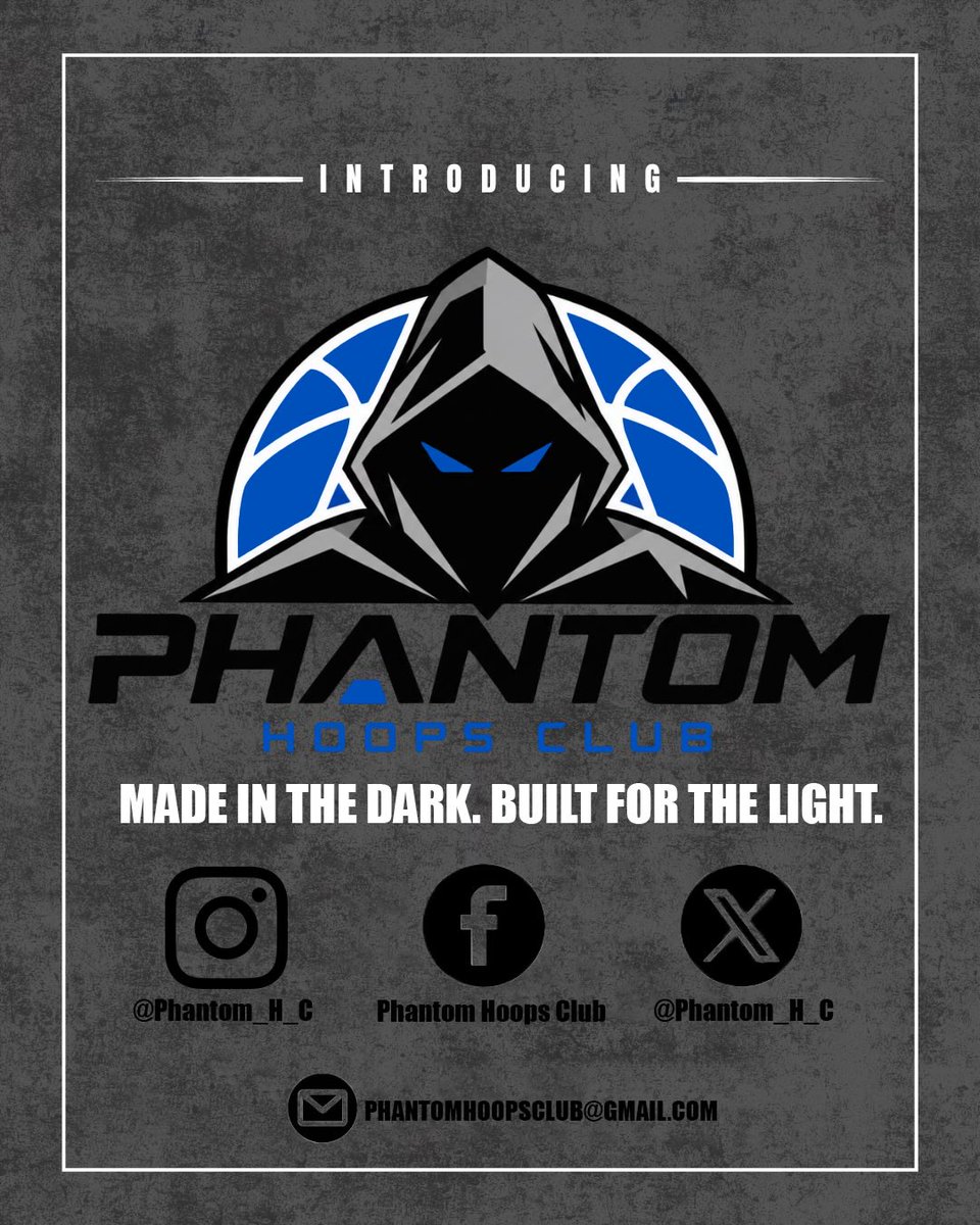 Phantom_H_C's tweet photo. Phantom Hoops Club is up next. What you’ll witness on the court is only half the story. Email phantomhoopsclub@gmail.com for more information.

@Coach_Masj @StealthGBB @greglogs @PorterJ1 https://t.co/52nLSm5DGM