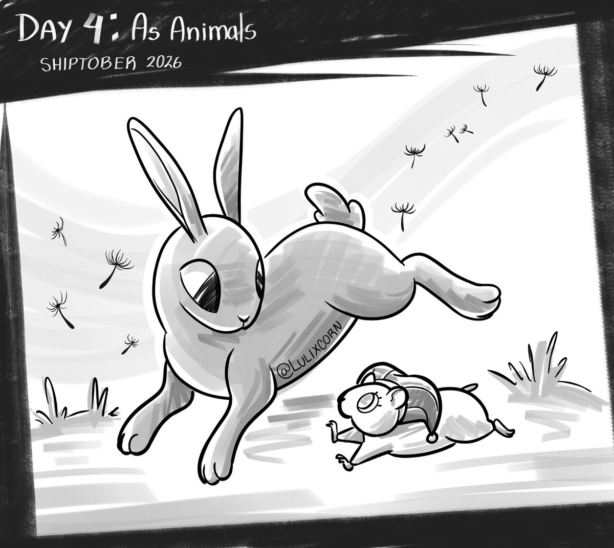 lulixcorn's tweet photo. SHIPTOBER 2026 #funnybunny
Day 3 &amp; 4

#digitalcircus #pomni x #jax https://t.co/EVHvptauFc