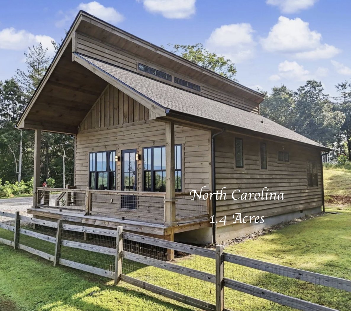 CountryLife717's tweet photo. Built 2023 #NorthCarolina #Cabin For Sale on 1.4 #Acres $399,999.
https://t.co/V94Vdiginp https://t.co/Qka8ke3w7I