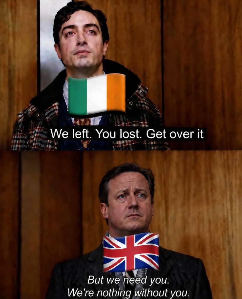 Near_Dublin's tweet photo. @cookofthe7seas @oirdenide @Erudite4Unity The British Isles is isles that are British. You saddos just can't get over the loss. Pretending "British" is a geographic word. Ye're pathetic. 

Ireland is not in the British Isles. https://t.co/m3PF4tOZZo