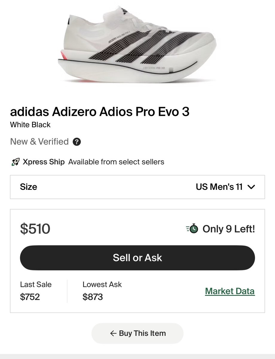 La3Life's tweet photo. I wanna have a real convo 

If resale appears to matter to these commercial list. Adizero Pro went to the moon, why are we not talking about these more?

I want real talk on this one 

Anyway... here is the Links to the other versions that are just as amazing and I see these on nobody list. 

https://t.co/MeBxJRVacc
https://t.co/oZ5AFpPzrC
https://t.co/vaFp2QFT9Z

#ad