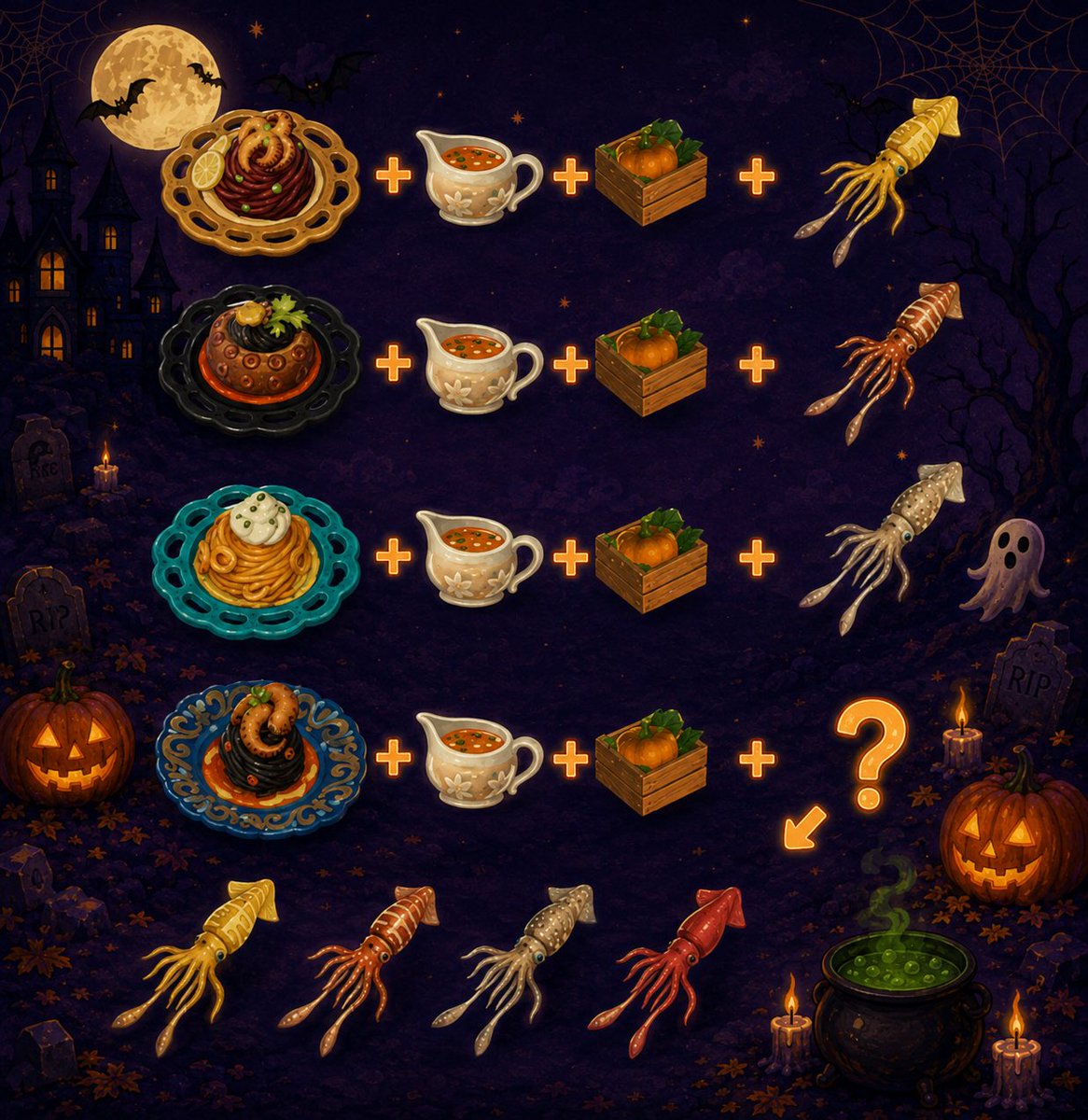 JiruJiru123's tweet photo. ハロウィンレシピ🎃
  #ハートピア #ハートピアスローライフ https://t.co/p2gAMldws4