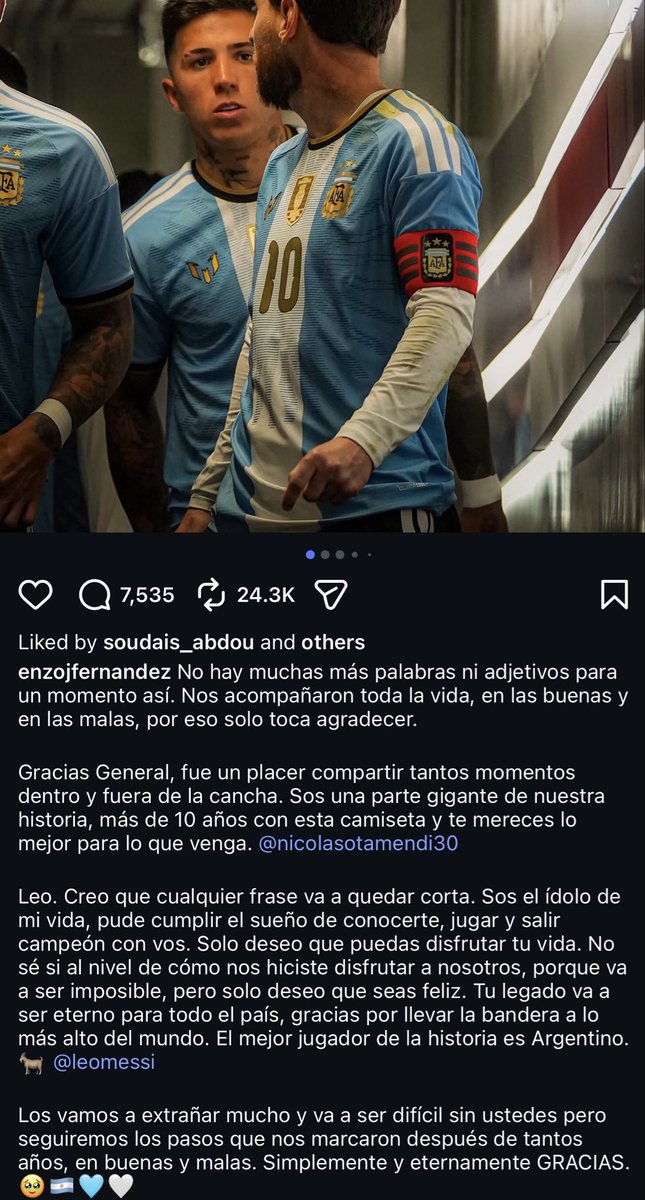 luvpedri's tweet photo. Enzo talking about his son vs enzo talking about messi https://t.co/UX4nPW6Ojj