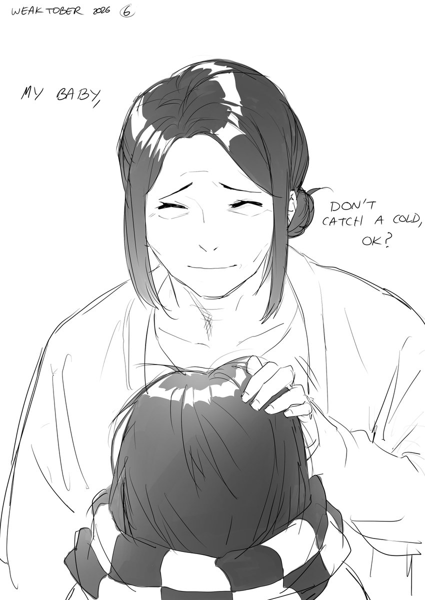 SmthsmthLovi's tweet photo. 6. Mom
omg the first time i posted i forgot to asd the damn drawing im gonna cry... anyway this is SO late oops
#weakhero #weaktober #weaktober2026 https://t.co/i18aVAoEQa