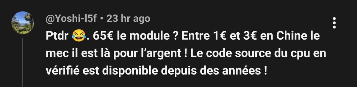 leonllrmc's tweet photo. Whoa, le niveau de hater professionnel O-O.
Heureusement qu'il y a tout les autre commentaires positifs pour contrebalancer cela =)

Full contexte: https://t.co/smOH4BFKJv https://t.co/GKXuSRwswg