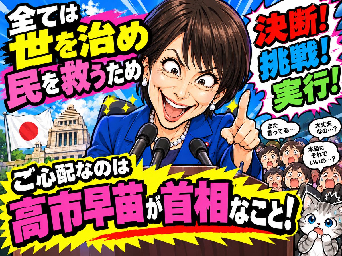 JackMasamitsu's tweet photo. 国民を苦しめている奴が民を救うんだとか…帝
ご心配なのは高市早苗が首相なこと。😌
#高市早苗 #内閣総理大臣 
#高市モームリ https://t.co/pksKECLLEB