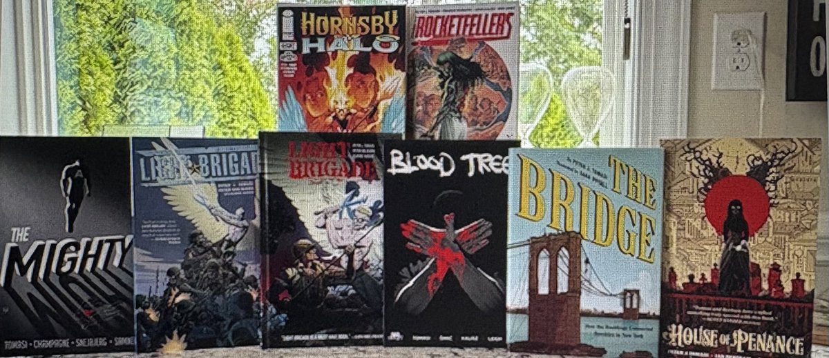 PeterJTomasi's tweet photo. Check out my creator owned books if ya get a chance! https://t.co/SAkX6Detgn