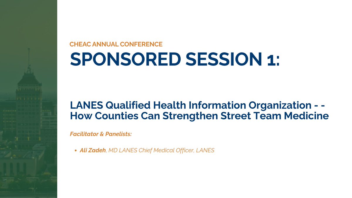 CHEAC's tweet photo. There’s more ahead at #CHEAC26! 🙌

At 3 PM, dive into Sponsor Sessions exploring indigent care, street medicine, community partnerships &amp; practical strategies to strengthen #PublicHealth systems &amp; better serve communities across the state.

@HannahGCordero https://t.co/d4cXCjwcUA