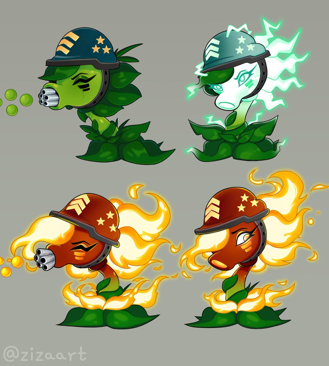 Elizave92614446's tweet photo. Mega Gatling pea 🌱⚡🔥 https://t.co/faO6BKVnfM