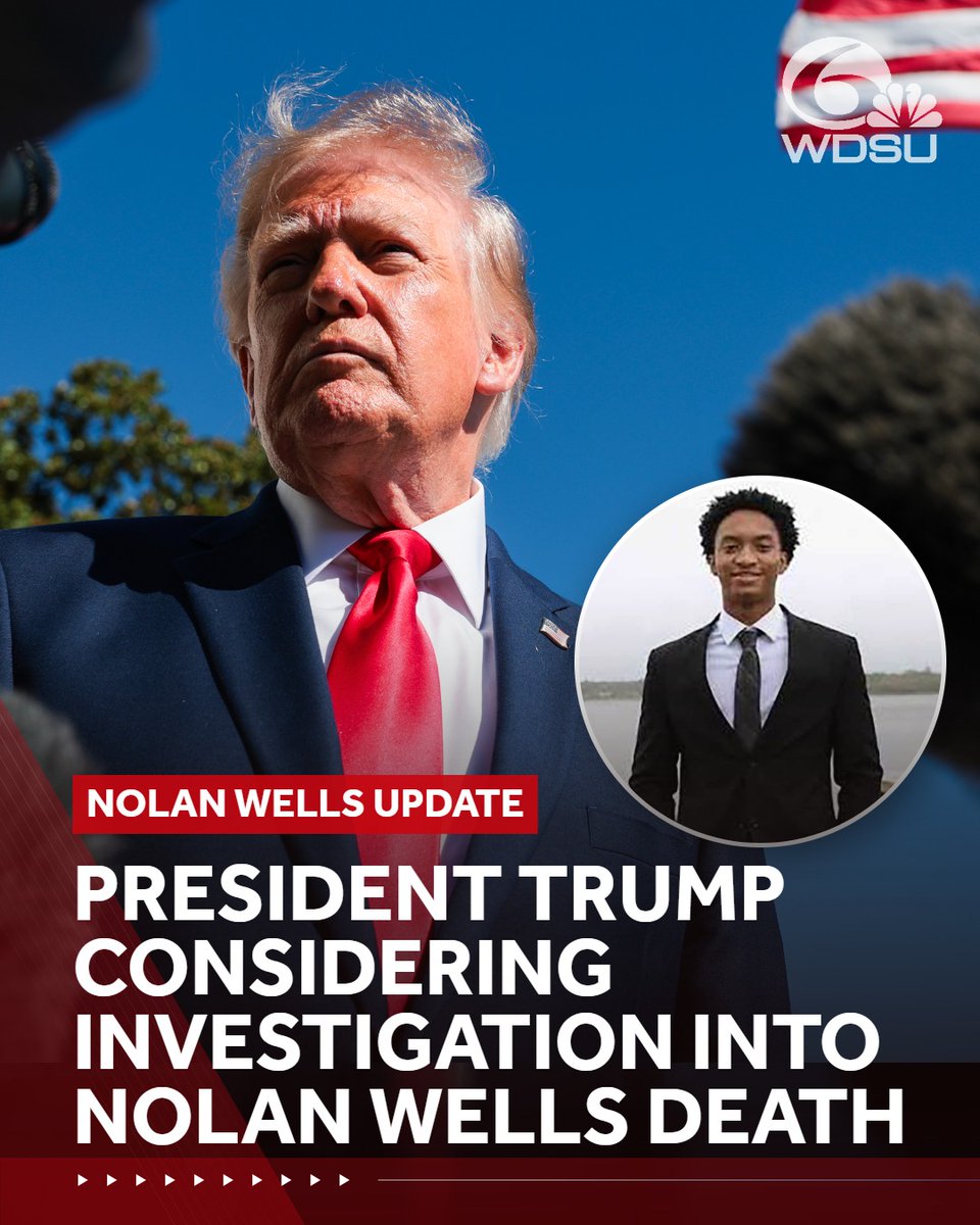 wdsu's tweet photo. This comes just days after Nolan Wells family's renewed push for a federal investigation into their son's death.  https://t.co/OBXaP9Nq0O https://t.co/isZ4CBJo2G