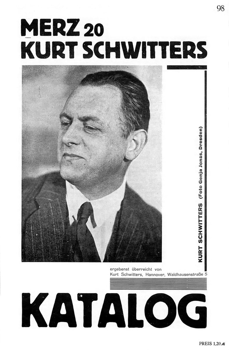AndreBuchheim's tweet photo. #NachtGedanken #NightPhilosophy
#ProhibitionsPartyDresden #KulturKampf
Zu #spaet, zu #frueh, zu #links, zu #rechts, zu #oben, zu #unten?
#Erleuchtung #Gedanken #Weisheit?
#DaDa
Kurt Schwitters (1887-1949)
"Wir leben 25 Minuten zu spät
Wir leben 25 Minuten zu spät, und zwar von rechts gesehen. Von links gesehen leben wir 20 Minuten zu kurz. Zu spät und zu kurz ist unser rechtes und linkes Schicksal. Sieht man uns aber von oben, so sind wir platt wie eine Fibel, sieht man uns von unten, so sind wir hoch wie ein Zylinder. Von vorn betrachtet man unsere Rücksicht und von hinten unseren Bauch, denn den haben wir auch. Schmilzt nun der Schnee zwischen unseren Zehen, so bekommen wir heftige Zahnschmerzen, die erst aufhören, wenn uns die Sonne direkt ins Gehirn scheint. Dadurch entstehen aber die erleuchteten Gedanken, deren einer genügt, um Weisheiten wie diese hier niederzuschreiben."
zitiert aus: "Eile ist des Witzes Weile", Philipp Reclam jun. Stuttgart 1987
Bild: Katalog für Schwitters dadaistisches Gesamtweltbild »Merz«