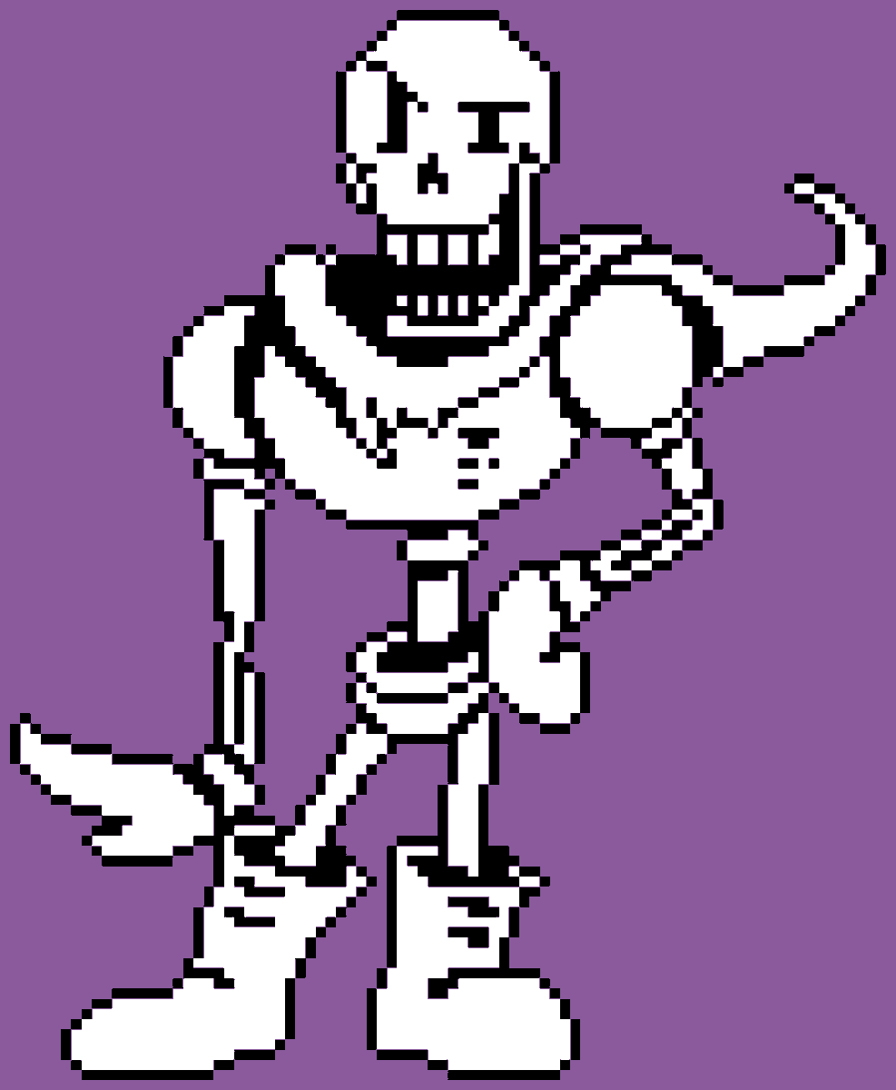 YourAveArtist95's tweet photo. Just the normal Papyrus Sprite https://t.co/jc42dWLbVl