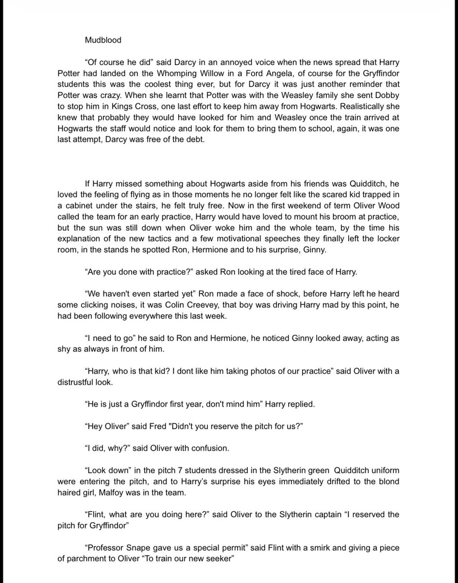 BerSlyth26's tweet photo. I finished the third Chapter for today, maybe I post the fourth one later but I am not sure, enjoy! “Mudblood” https://t.co/YY0l6POn91