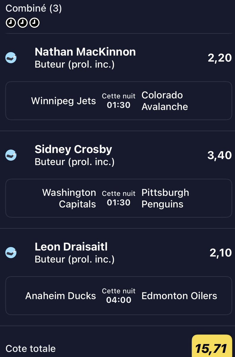 Bets2CarnageH24's tweet photo. René, McDavid, Kaio, Mackinnon 21 #NHL https://t.co/a8lknQLEgx