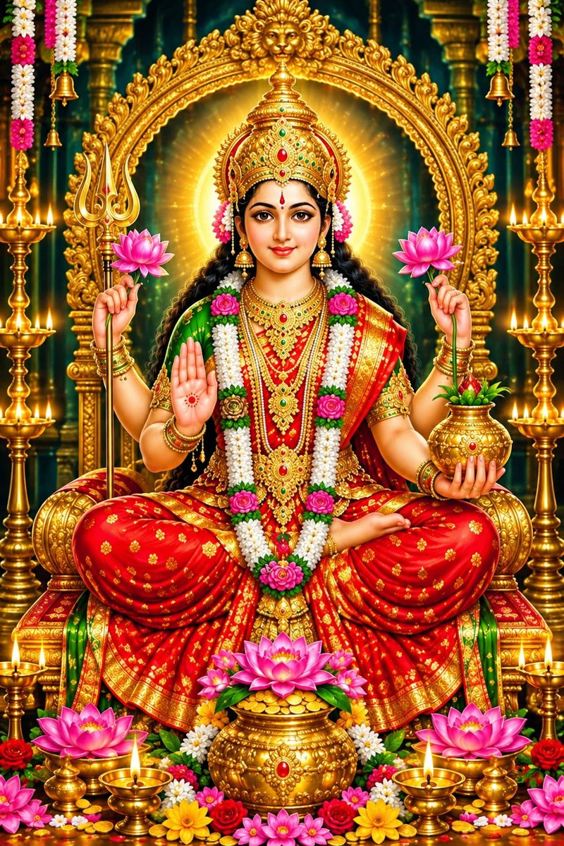Rituverma51's tweet photo. When Maa Lakshmi blesses you, even closed doors find a way to open. https://t.co/m07tDStsSB