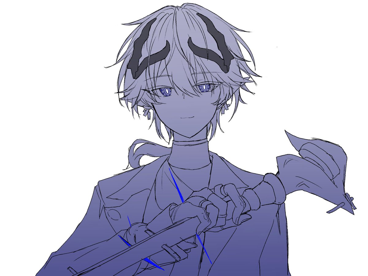 Ronozi_yade's tweet photo. 夜に描いてたやつ https://t.co/Rg2oUyUpqI
