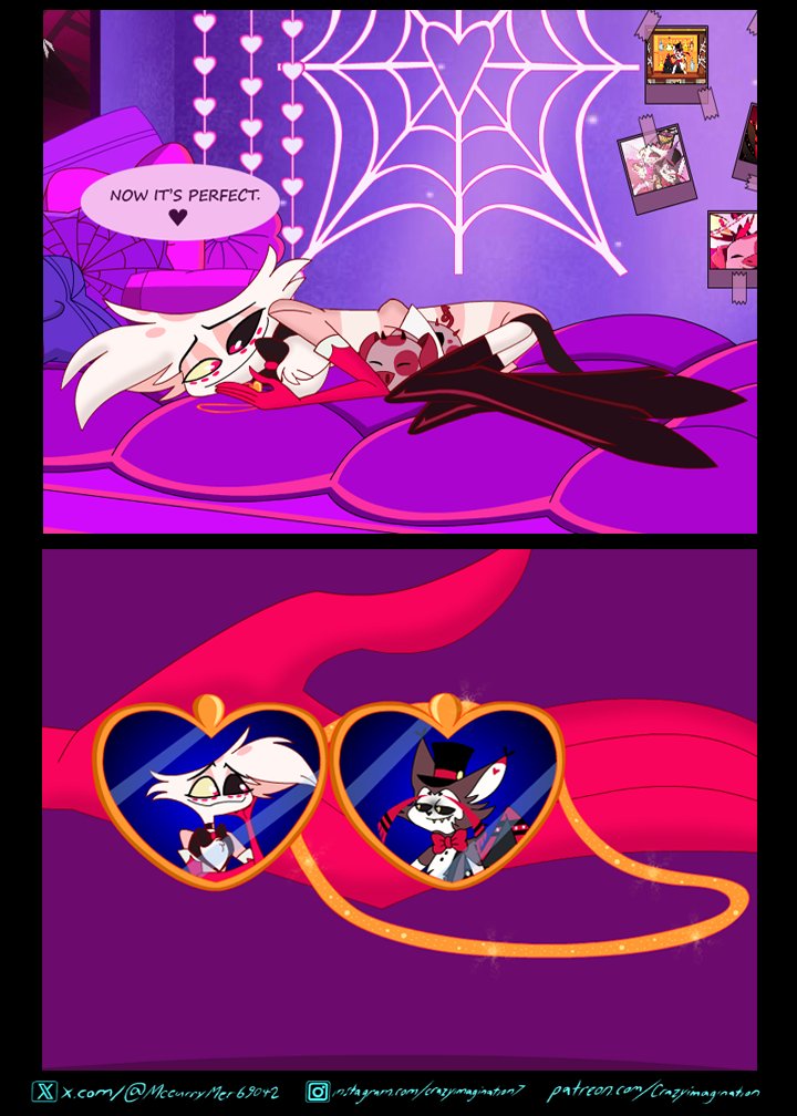 MccurryMer69042's tweet photo. Angel's Locket_Pages 3-5
#angeldust #husk #huskerdust #HazbinHotel #hazbinhotelfanart https://t.co/wYuQiWaCVc