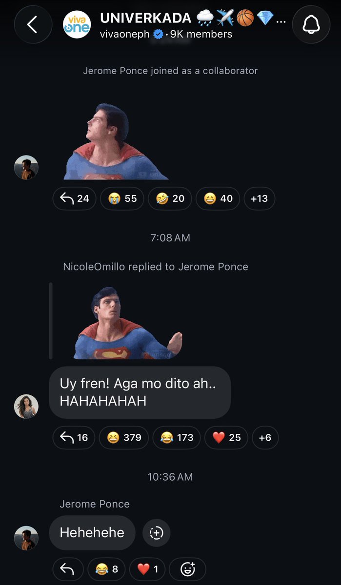 hyacthinker's tweet photo. Jerome is that friend who replies 3 weeks late 😭😭 #Univerkada https://t.co/rKLTql25lw