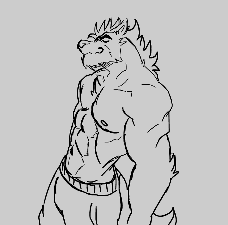 Nullwolf_'s tweet photo. just another silly sketch https://t.co/rG2OFyrtIv