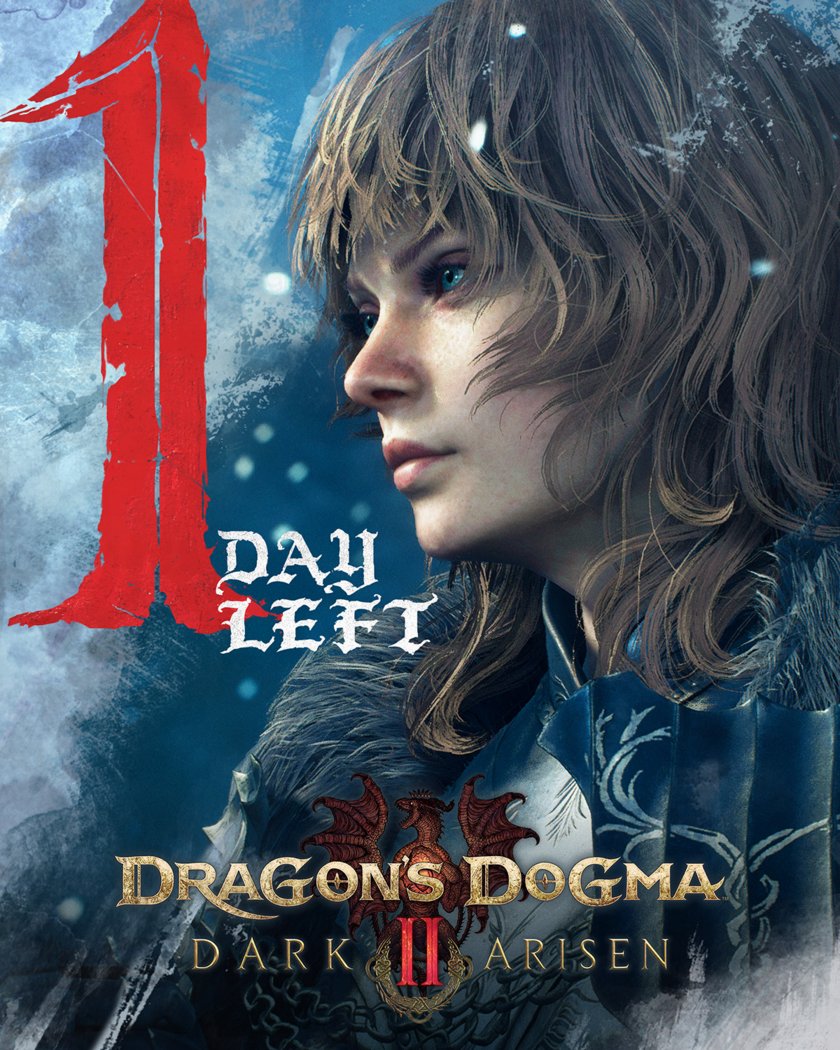 DD_CAPCOM's tweet photo. #DD2DA いよいよ明日発売！

より遊びやすく。まだ見ぬ冒険を。そして、さらに手に取りやすく。
この3つの想いを形にするため、王道ファンタジーの世界で自由な冒険を楽しめる『ドラゴンズドグマ 2』に、新たな物語や体験を追加した本作。

ぜひお楽しみください！
#DD2 https://t.co/TV243eazU2