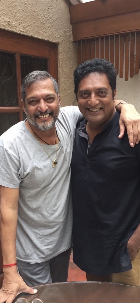 prakashraaj's tweet photo. 💔💔💔 miss you my dear Nana ji .. Will cherish the moments spent..conversations.. arguments.. the food you cooked.. knowledge you shared . thank you for coming into my life’s journey. 🙏🏿🙏🏿🙏🏿 RIP #NanaPatekar https://t.co/ijbPzxZk6s