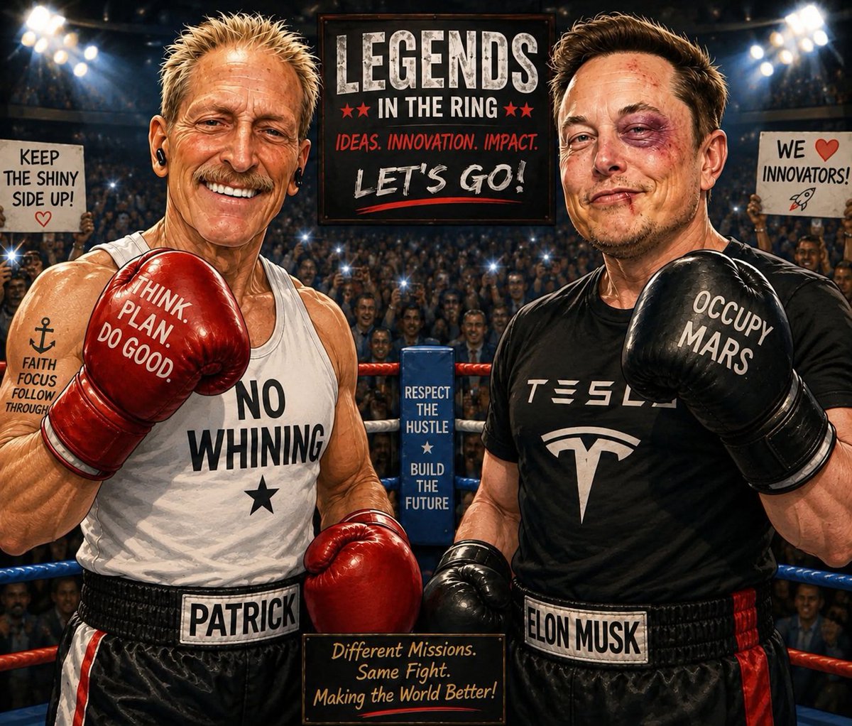 PatrickLowrmbo's tweet photo. The money I was hoping to earn for my work was the sale of intellectual property to go to tunnel to towers, St Jude, toys for tots. I couldn't even get a consideration. Stop promoting yourself as the world's savior Elon...you can't even talk to me as a friend. YOU WERE SUPPOSED TO BE MY FRIEND